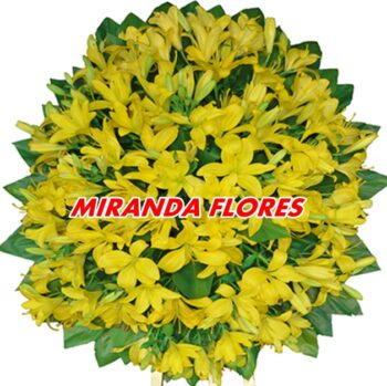 23-COROA DE FLORES TODA DE LIRIOS
